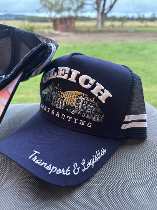 Navy Trucker Cap