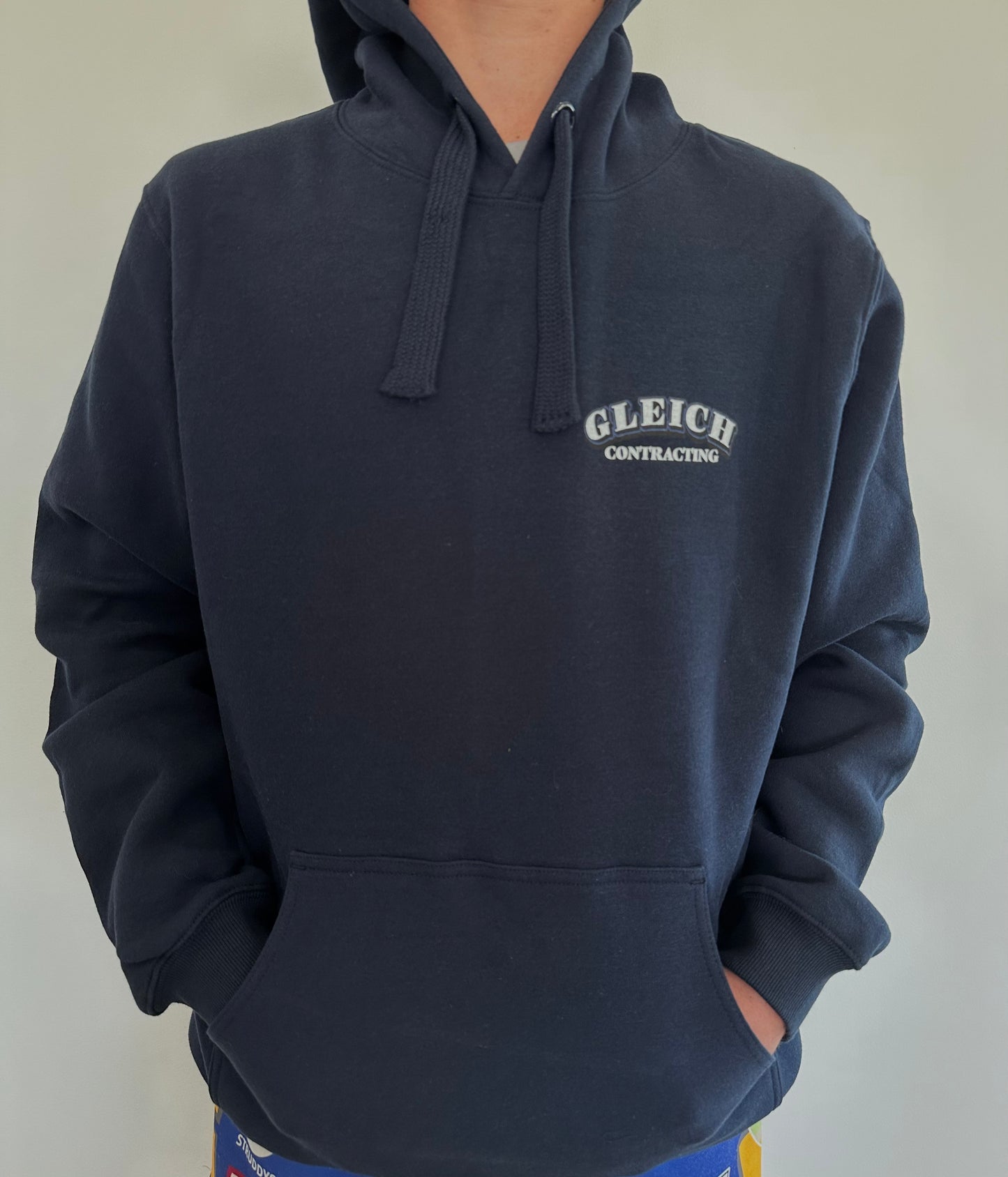 Hoodie - with background BLACK